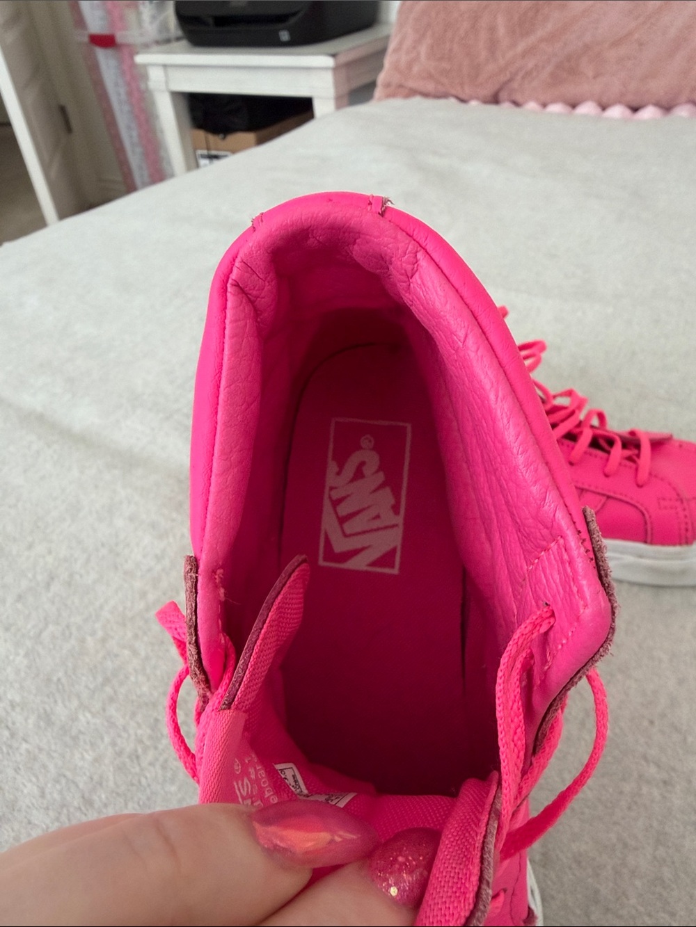 Vans Hot Pink High-Tops - Picture 5 of 6